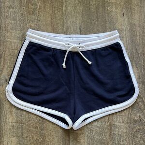 Women's Navy and White J Crew Shorts